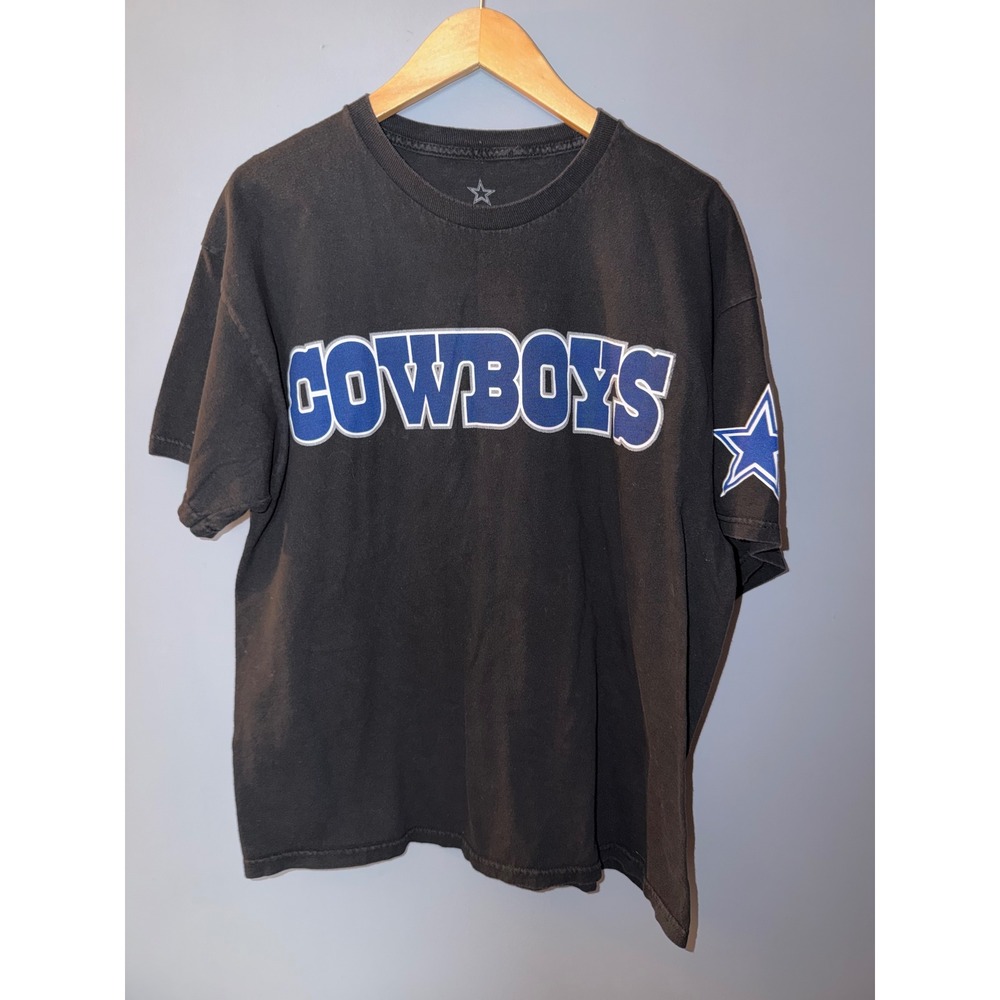 Dallas Cowboys Authentic Graphic T-Shirt Mens XL Black Short Sleeve NFL Football